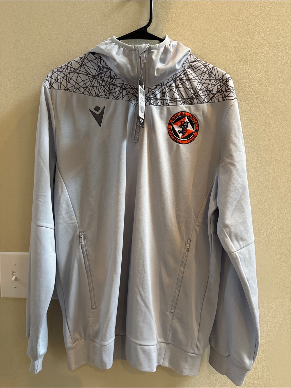NEW! Dundee United Quarter Zip Hoodie Men’s Size XL by MACARON